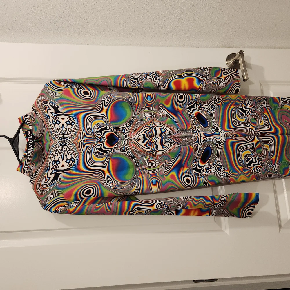 Psychedelic Multicolor Full Body Catsuit Badinka - Picture 2 of 5